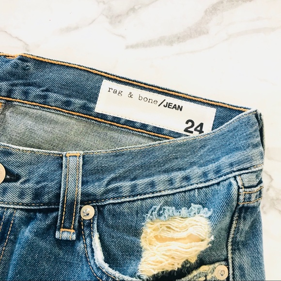 Rag and bone distressed jean shorts - Picture 5 of 7